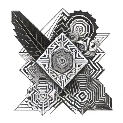 grit and power tattoo design idea