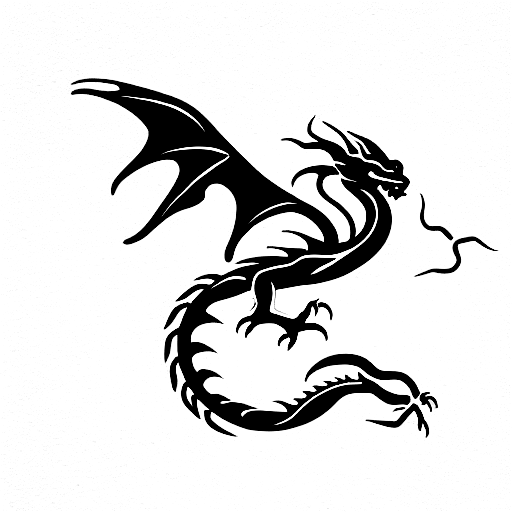Dragon tattoo design idea