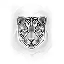 Panther tattoo design idea