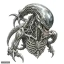 realistic xenomorph Alien from Alien movie tattoo design idea
