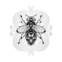 ladybug tattoo design idea