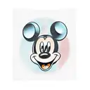Mickey Mouse tattoo design idea