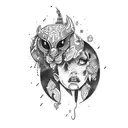 bus tattoo design idea