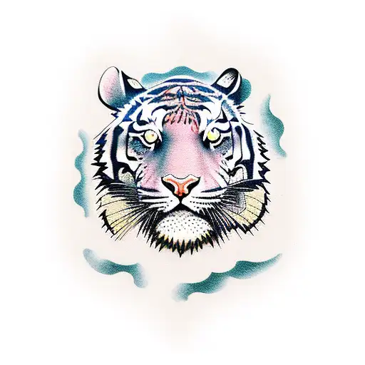 Tiger tattoo design idea