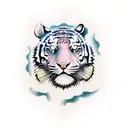 Tiger tattoo design idea