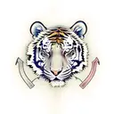 Tiger tattoo design idea