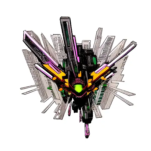 cyberpunk edgerunner  tattoo design idea