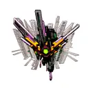 cyberpunk edgerunner  tattoo design idea