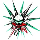 cyberpunk edgerunner  tattoo design idea