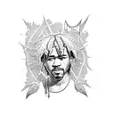 lil uzi vert tattoo design idea