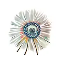 Dandelion tattoo design idea