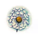 Dandelion tattoo design idea