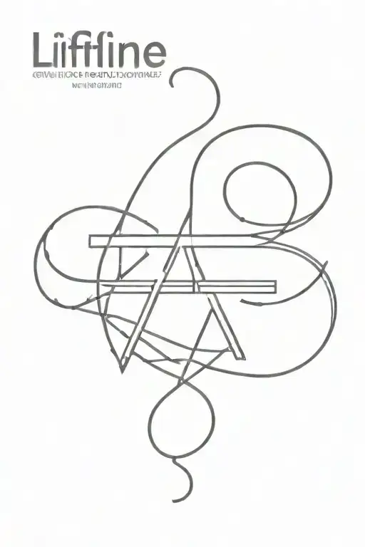 1977 lifeline symbol incorporated tattoo design idea