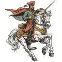uhlan cavalry men tattoo design idea