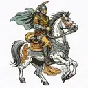 uhlan cavalry men tattoo design idea