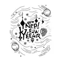New Year's Day by Taylor swift tattoo design idea