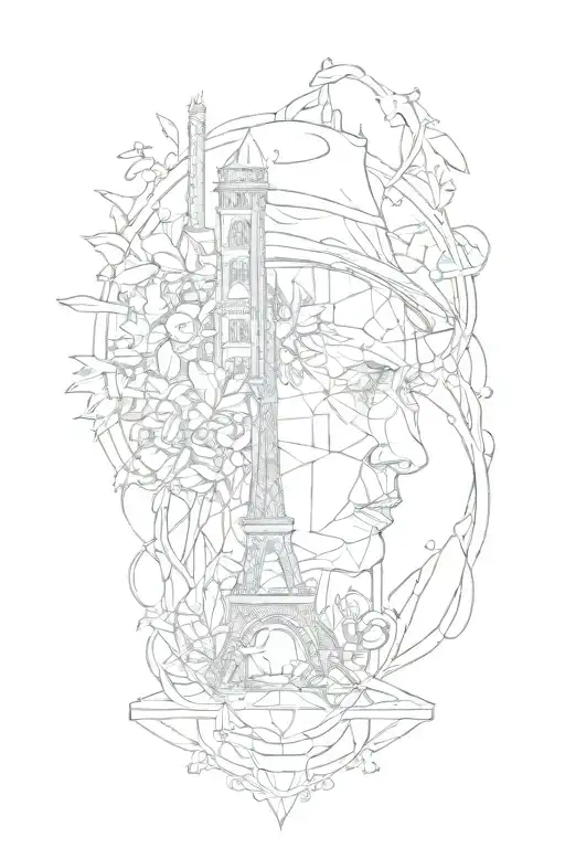 photography and Paul Simon and France  tattoo design idea