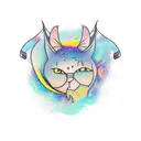 a color tattoo, small enough to fit on my inner arm, about technology tattoo design idea