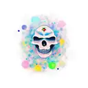 a color tattoo, small enough to fit on my inner arm, about technology tattoo design idea