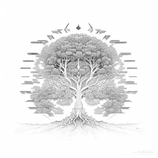 Tree of Life tattoo design idea