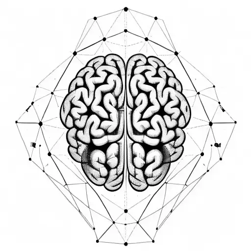 make the brain out of a constellation add tumor in left frontal lobe tattoo design idea