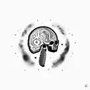 surviving a craniotomy left frontal lobe tattoo design idea