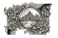 "find my way" tattoo design idea