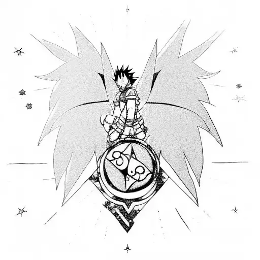 Anime fairy tail logo tattoo design idea