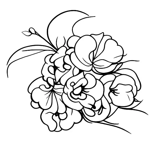 bougainvillea tattoo design idea