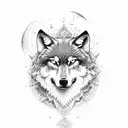 Wolf mafia tattoo design idea