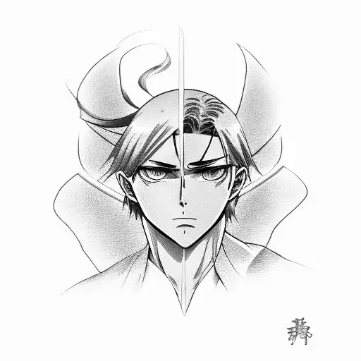 erwin Smith shingeki no kyogin tattoo design idea