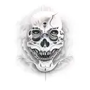 horror tattoo design idea