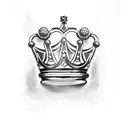 King with crown money  tattoo design idea