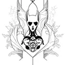A tattoo combining elements from the lyrics of 'Gods and Monsters' and the passion for solitude tattoo design idea
