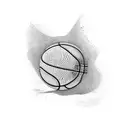 basketball tattoo design idea