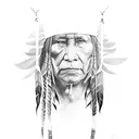 Native American tattoo design idea
