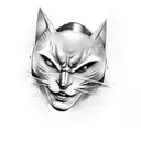 batman and catwoman tattoo design idea