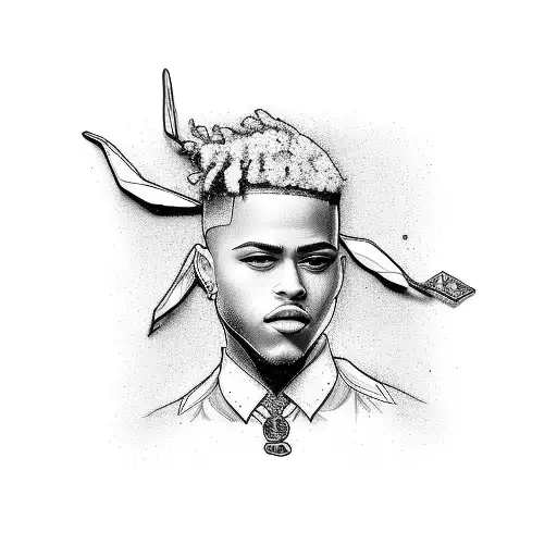 xxxtentaction pop figure tattoo design idea