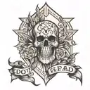 do not be afraid tattoo design idea