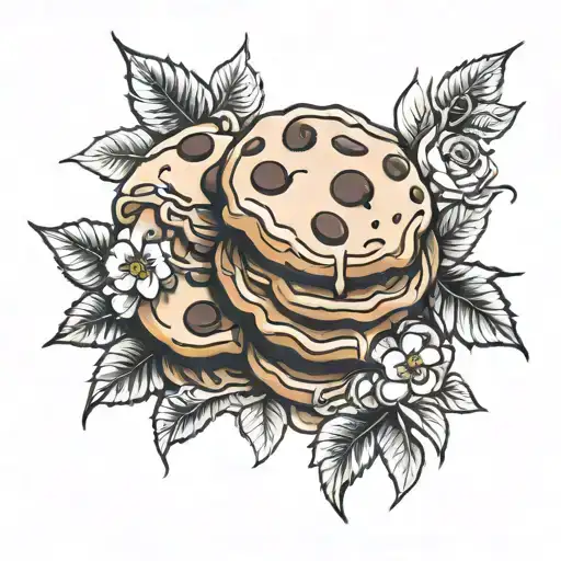 cookies tattoo design idea