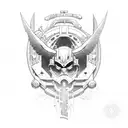 Helldiver from Helldivers 2 in the style of old school black and gray  tattoo design idea