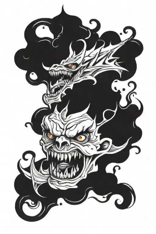 Anger tattoo design idea