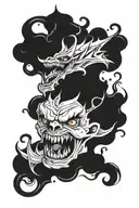 Anger tattoo design idea