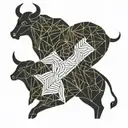 Taurus and Scorpio tattoo design idea