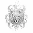  three initials i.e. g to s tattoo design idea