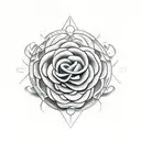  three initials i.e. g to s tattoo design idea