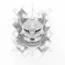 una cruz tattoo design idea