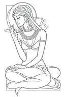 Isis goddess tattoo design idea