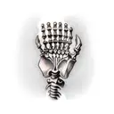 skeleton hands tattoo design idea