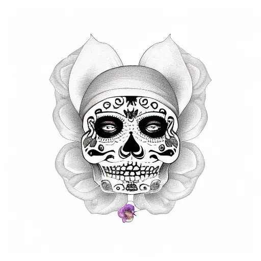 la catrina tattoo design idea